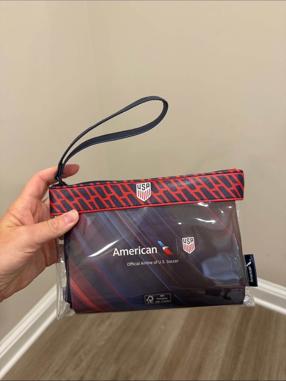 American Airlines World Cup travel kit